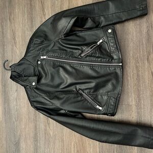 Primark Black Faux Leather Jacket